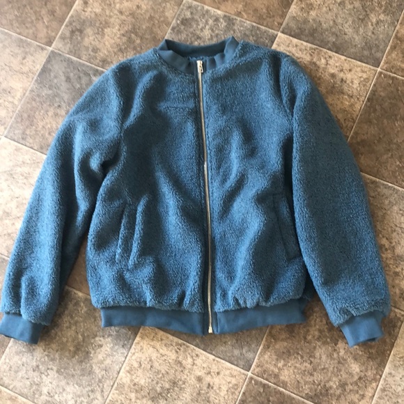 Sherpa Bomber Jacket NWT - Picture 8 of 15